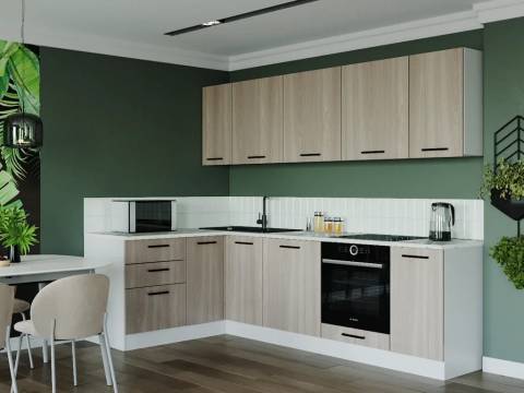 Кухонный гарнитур Шимо 2600х1600 МДФ