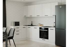 Кухонный гарнитур Белый Глянец 2600х1600 МДФ