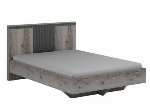 Кровать на цоколе 1600 Ольга 3 дуб делано