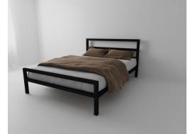 Кровать металлическая Комфорт 1200 черная