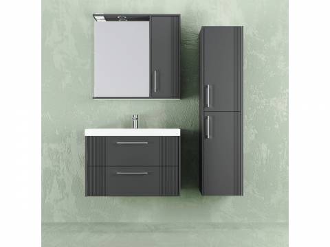 Комплект для ванны навесной Альба 70 антрацит