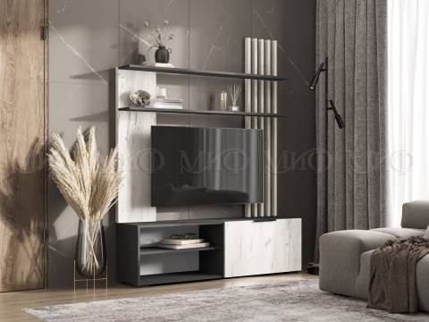 Гостиная Роджина Дуб Крафт Белый, Графит