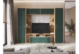 Гостиная Гармония Браш Мени Грин, Дуб Крафт