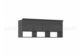 Полка Престиж-1 Графит/Графит структурный