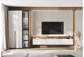 Модульная гостиная Норд Дуб Крафт Белый