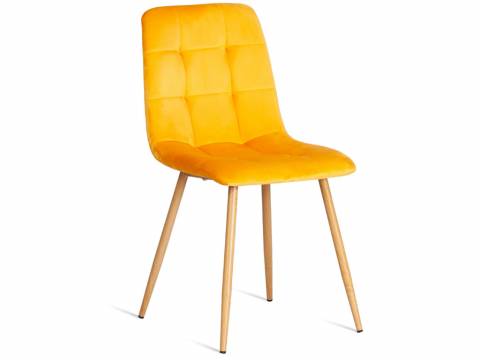 Стул Chilly mod. 7094-1 желтый/натуральный