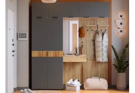 Прихожая Мебельсон К14 дуб крафт золотой/графит