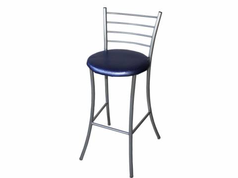 Стул Барный ДХ-2 обивка голубой