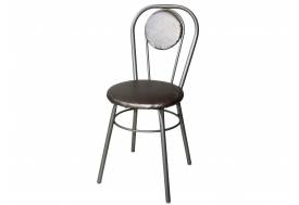 Стул №1 ДХ-7 с мягкой спинкой обивка светлый перламутр