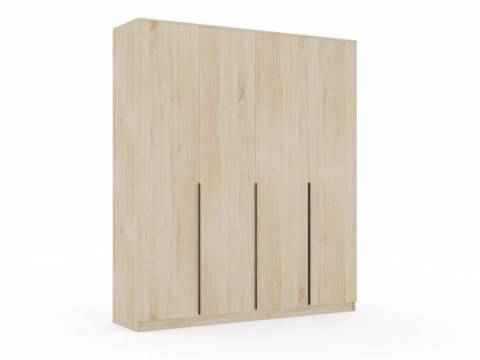 Шкаф Монблан New распашной 2000 4-х дверный Дуб сонома