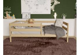 Кровать-софа детская с бортиками без покраски 80х190 см