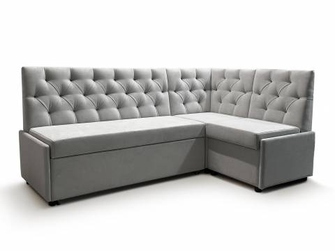Угловой диван Призма каретная стяжка с коробом вивальди 14