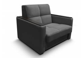 Диван Рэй 900х2000 Клетка с прямыми подлокотниками с МДФ вивальди 34