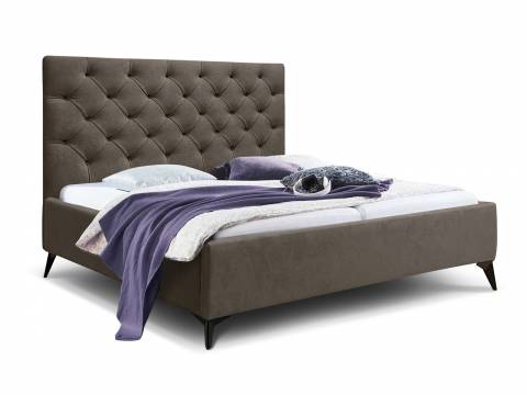 Кровать Фрейм 1800 Каретная стяжка высокие ножки без подъема вивальди 8