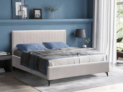 Кровать Фрейм 1200 Страйп высокие ножки без подъема вивальди 14