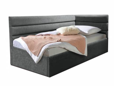 Кровать подростковая левая 800 Фрейм Модерн без подъема вивальди 34