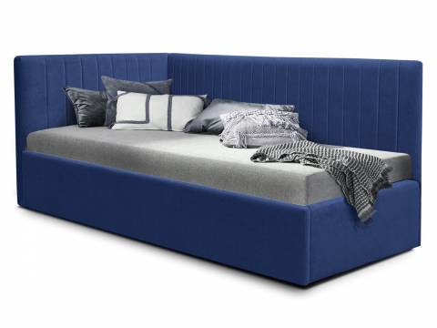 Кровать подростковая правая 900 Фрейм Страйп с подъемом барон 15