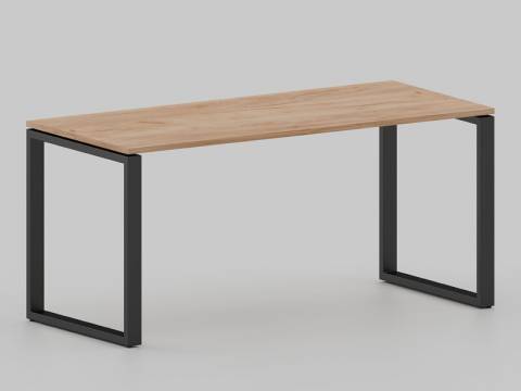 Стол с эффектом парения Лофт О-образные опоры черные ЛО.Кпо_6 600х1400 мм