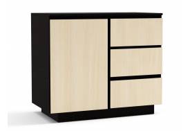 Комод 900/3 Дуэт NEW Венге/дуб молочный