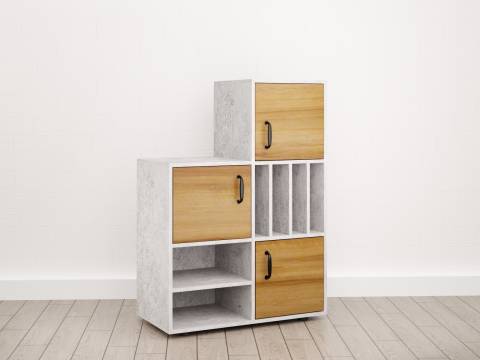 Стеллаж сложный малый (С-17) Soft комбинированный