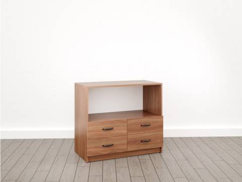 Тумба отдельностоящая 4 ящика (Л-20) Радиус