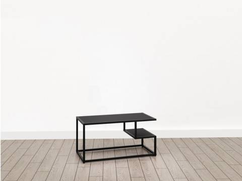 Стол журнальный (М-2) Лофт Черный