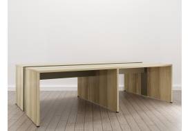 Стол для переговоров (Е-4) Eclectic eco Дуб рокпайл-Мокко