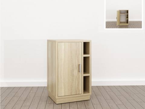 Тумба под кофемашину (Е-16) Eclectic eco одноцветный Дуб рокпайл