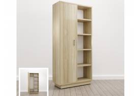 Шкаф комбинированный Левый (Е-13) Eclectic eco одноцветный Дуб рокпайл
