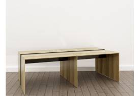 Стол для переговоров (О-4) Eclectic lite Дуб рокпайл-Скала