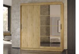 Шкаф-купе Гранд-1 2000 Дуб Вотан-двери Зеркало-ЛДСП