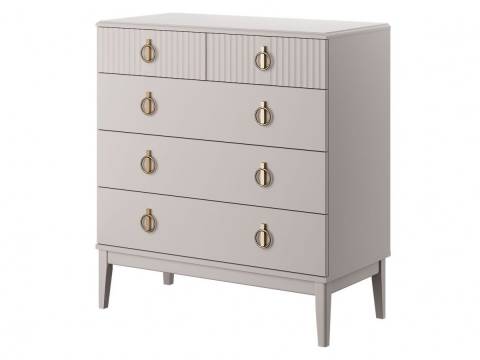 Комод 5 ящиков 890 мм Фарго льняной