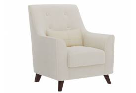 Кресло Далас Вариант 9 белый мех