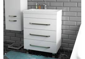 Тумба с раковиной Monaсo 600 напольная 3 ящика