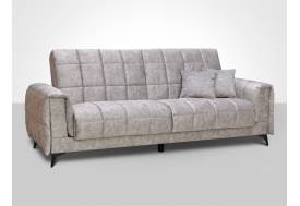 Диван Флирт 3 со съемным чехлом Киви грей