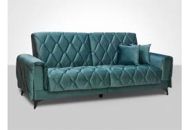 Диван Флирт 5 со съемным чехлом Фьере дип форест