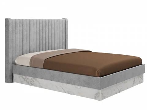 Кровать Эдем 1800 с ПМ ЛДСП белое