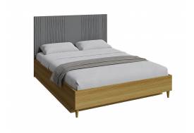 Кровать 1800 без банкетки Калипсо Графит