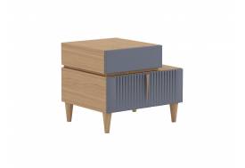 Тумба с малой тумбой Калипсо Графит