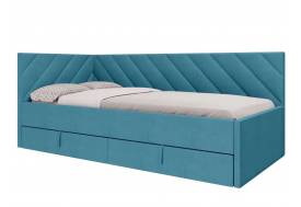 Кровать Оскар-1 велюр luma 18