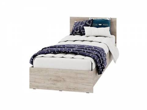 Кровать Ронда КР-80 дуб крафт серый