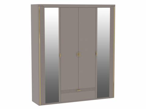 Шкаф 4-дверный NEW Сиде Мокко
