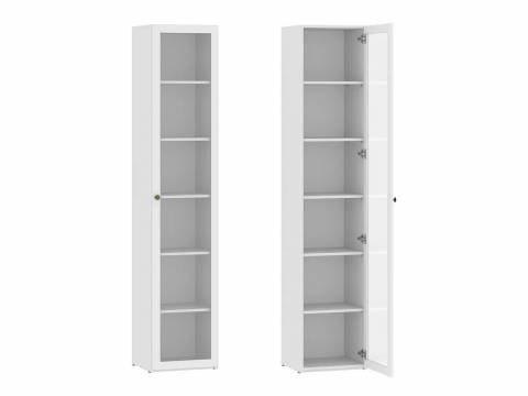 Шкаф Орлеан витрина НМ 041.85