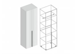 Шкаф Вита 2-створки с полками белый лофт