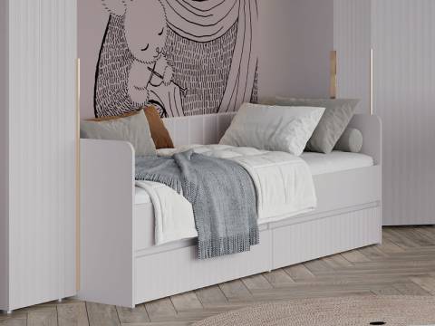 Кровать с 2 ящиками Тефия