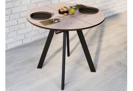 Стол обеденный Элип-2 Пластик Бийская сосна