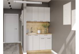 Кухонный гарнитур Валерия 1200 мм МДФ Вотан/Серый