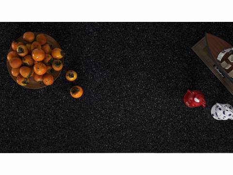 Стеновая панель 3050х600х6мм Черное серебро