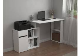Стол письменный с тумбой арт. 231 белый