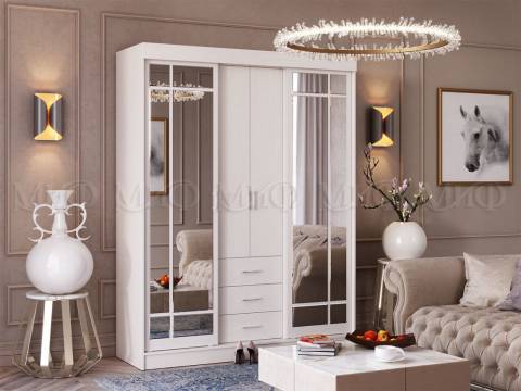 Шкаф-купе Маэстро Сандал светлый